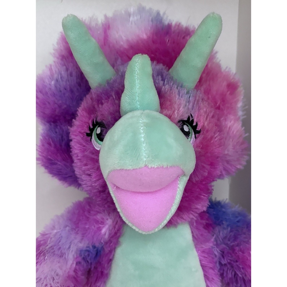 Build A‎ Bear Tricolor Tricertops Dinosaur 17" Tall